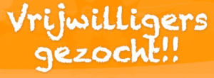 Vrijwilligers gezocht