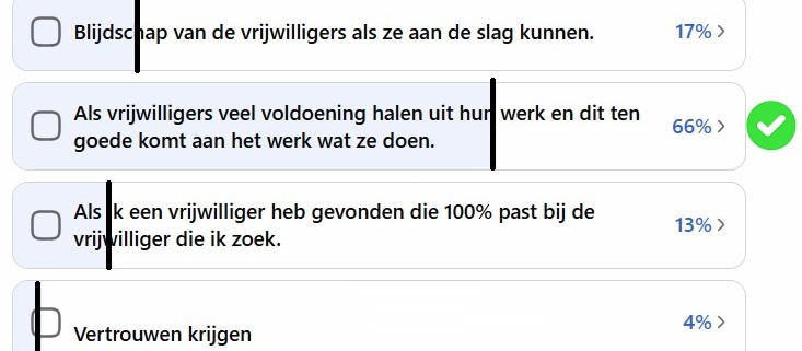 waar krijg jij energie van bij het begeleiden van vrijwilligers